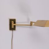 Applique à bras oscillant en laiton Allemagne années 1970