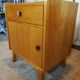 Pair of vintage wooden bedsides