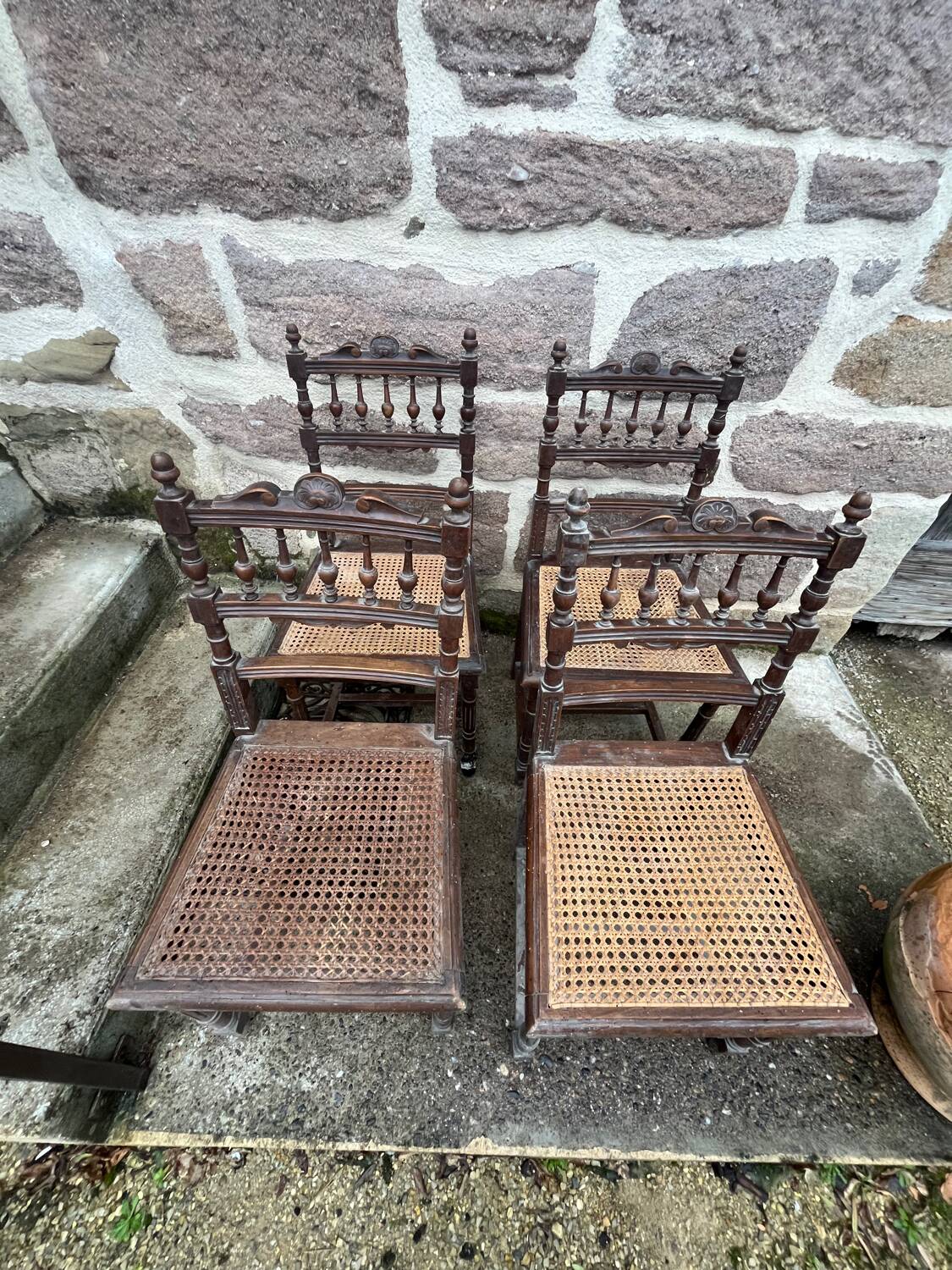 Cane chairs