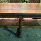 Table de ferme en chêne de style Louis XIII