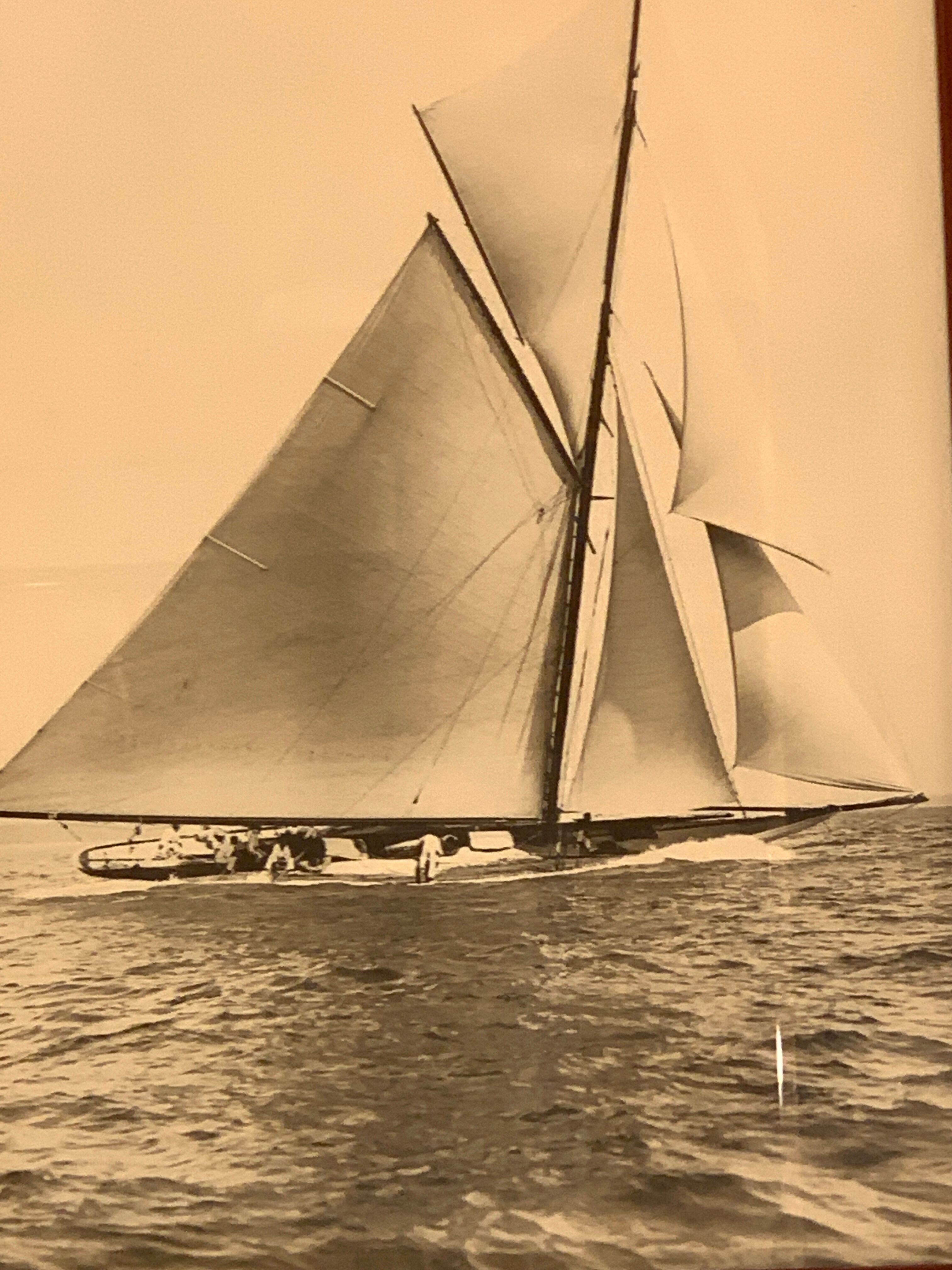 Photographie encadrée thème du voilier