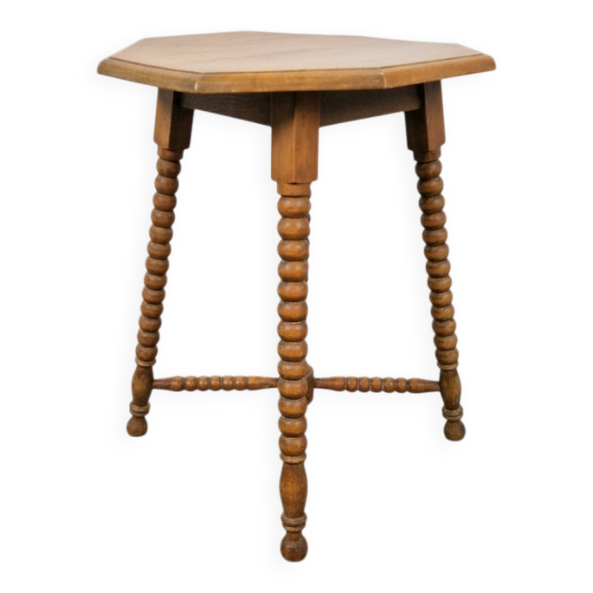Vintage Dutch Bobbin Side Table, 1930s