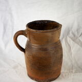 Pitcher in glazed earth - XIXth