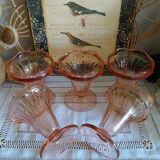 Luminarc dessert bowls, Roseline vintage