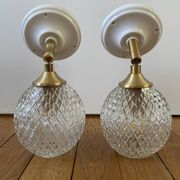 Paire d’appliques vintage
