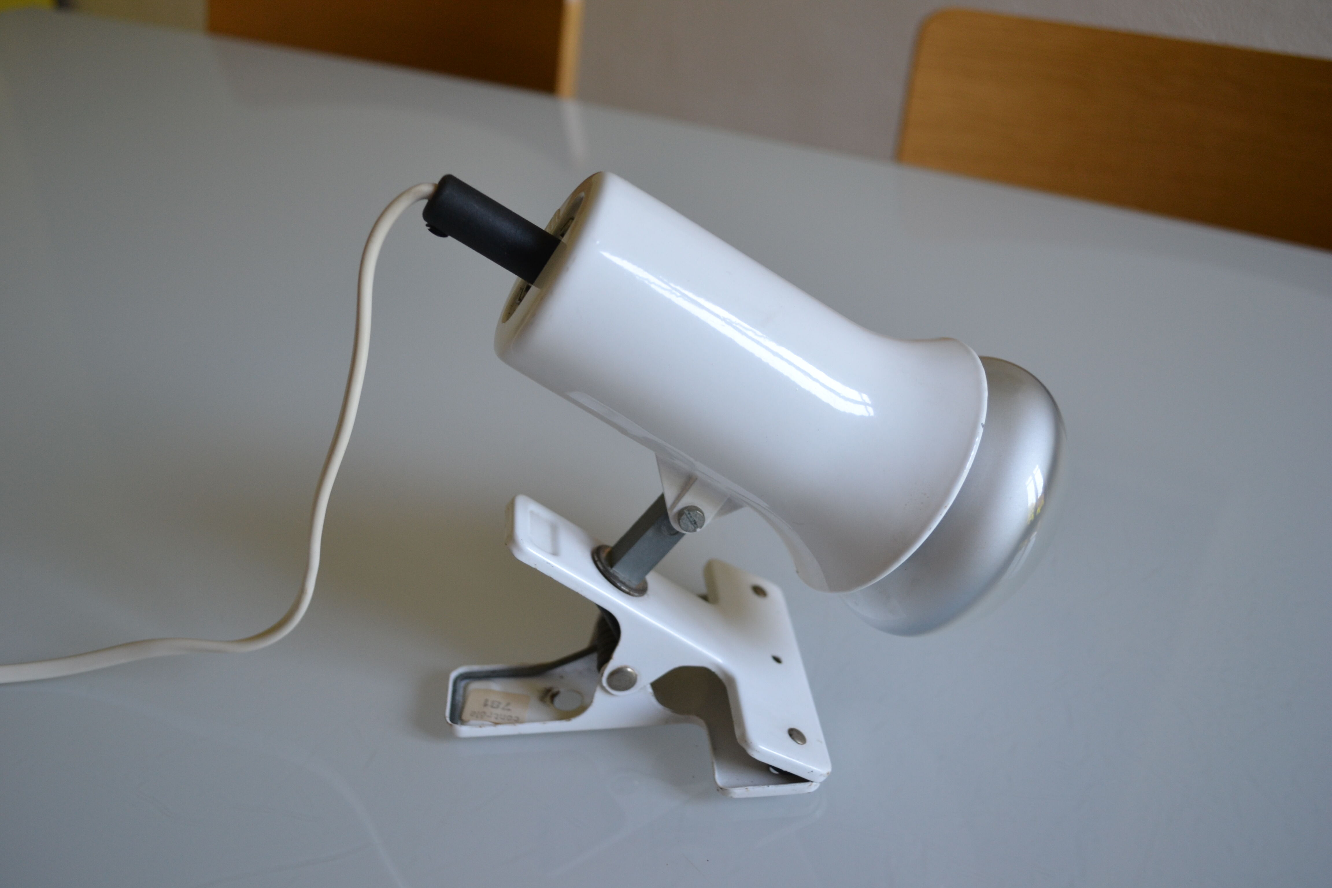 Spot with vintage clip Lita white