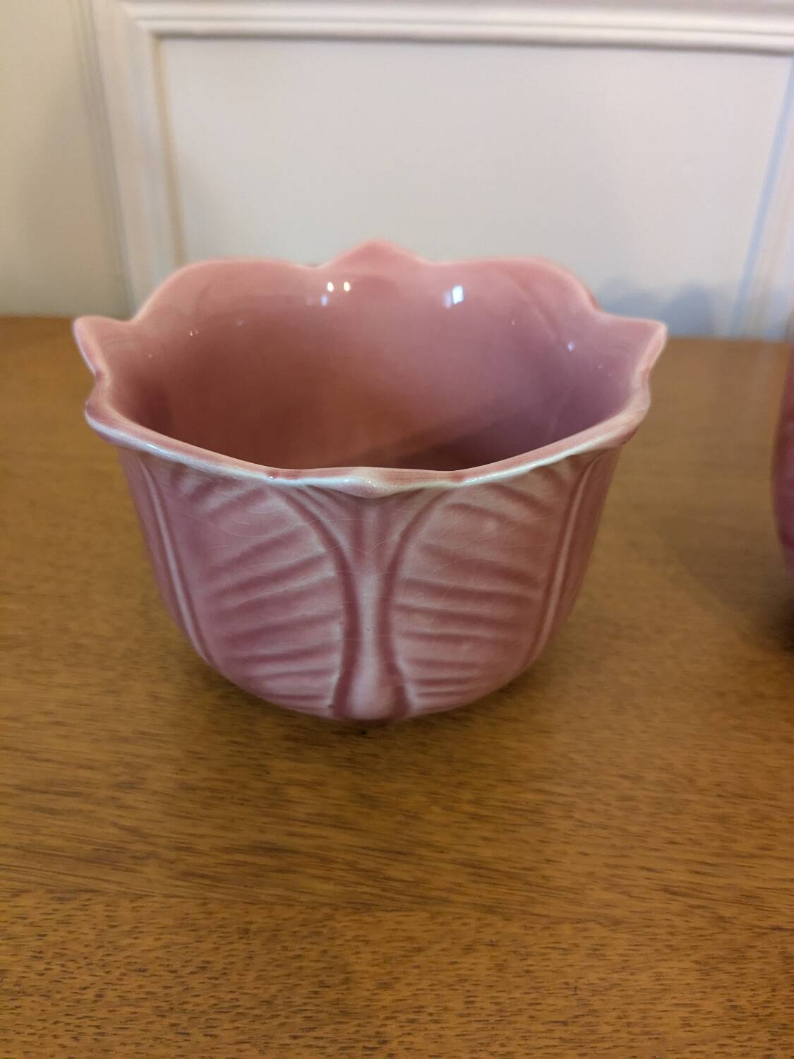 Set of three ceramic planters