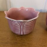 Set of three ceramic planters