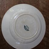 Set of 7 flat plates Sté Amandinoise St Amand, model Margot