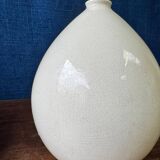 Vase œuf Art déco en céramique craquelée Orchies, 1930