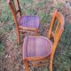 Set of four vintage bistro chairs