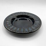 Søholm stoneware plate/dish/trinket tray 3184-2 • Blue series EJ64 by Einar Johansen • Denmark 1960s