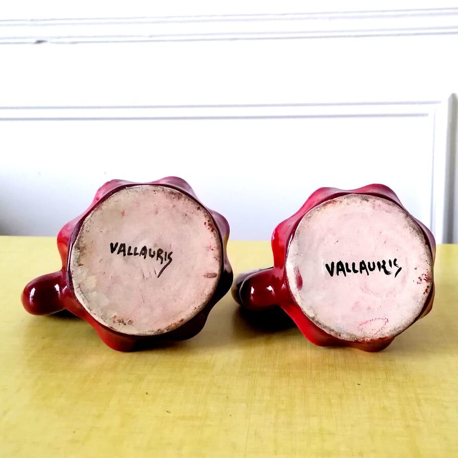 Vallauris hand candle holders