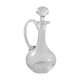 Old engraved glass carafe
