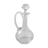 Old engraved glass carafe