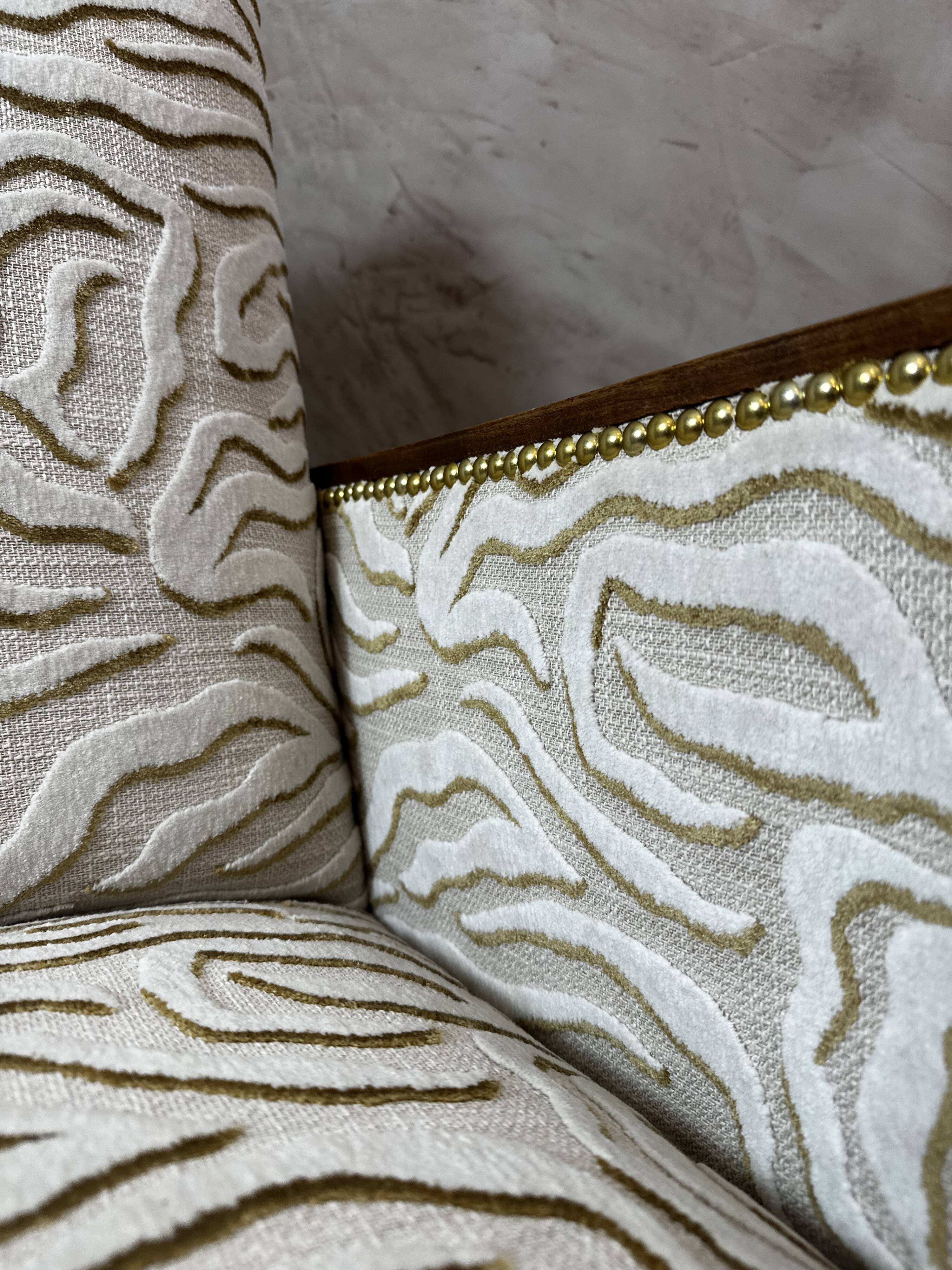 Art Deco armchair restored