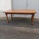 Solid oak farmhouse table