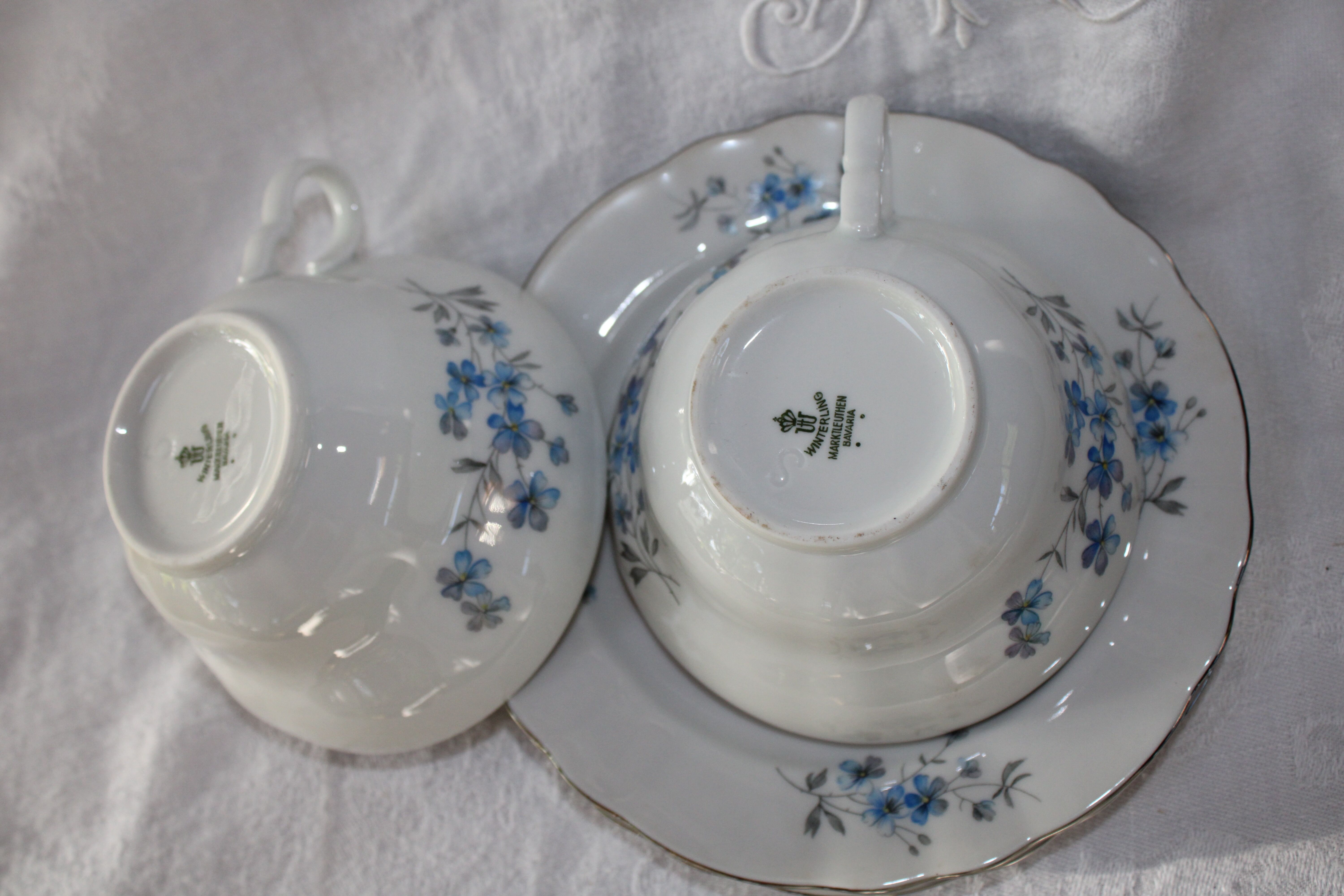 Lunch pair Winterling Cup and sub-cup Marktleuthen Bavaria