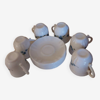 Arcopal cups and saucers veronica model