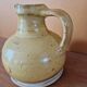 Eric Astoul (Born in 1954) in La Borne - Yellow enamelled stoneware pitcher