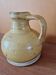 Eric Astoul (Born in 1954) in La Borne - Yellow enamelled stoneware pitcher