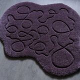 Tapis tufté à la main « Ciapek Art » en rose