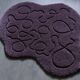 Tapis tufté à la main « Ciapek Art » en rose