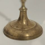 Paire de bougeoirs en laiton