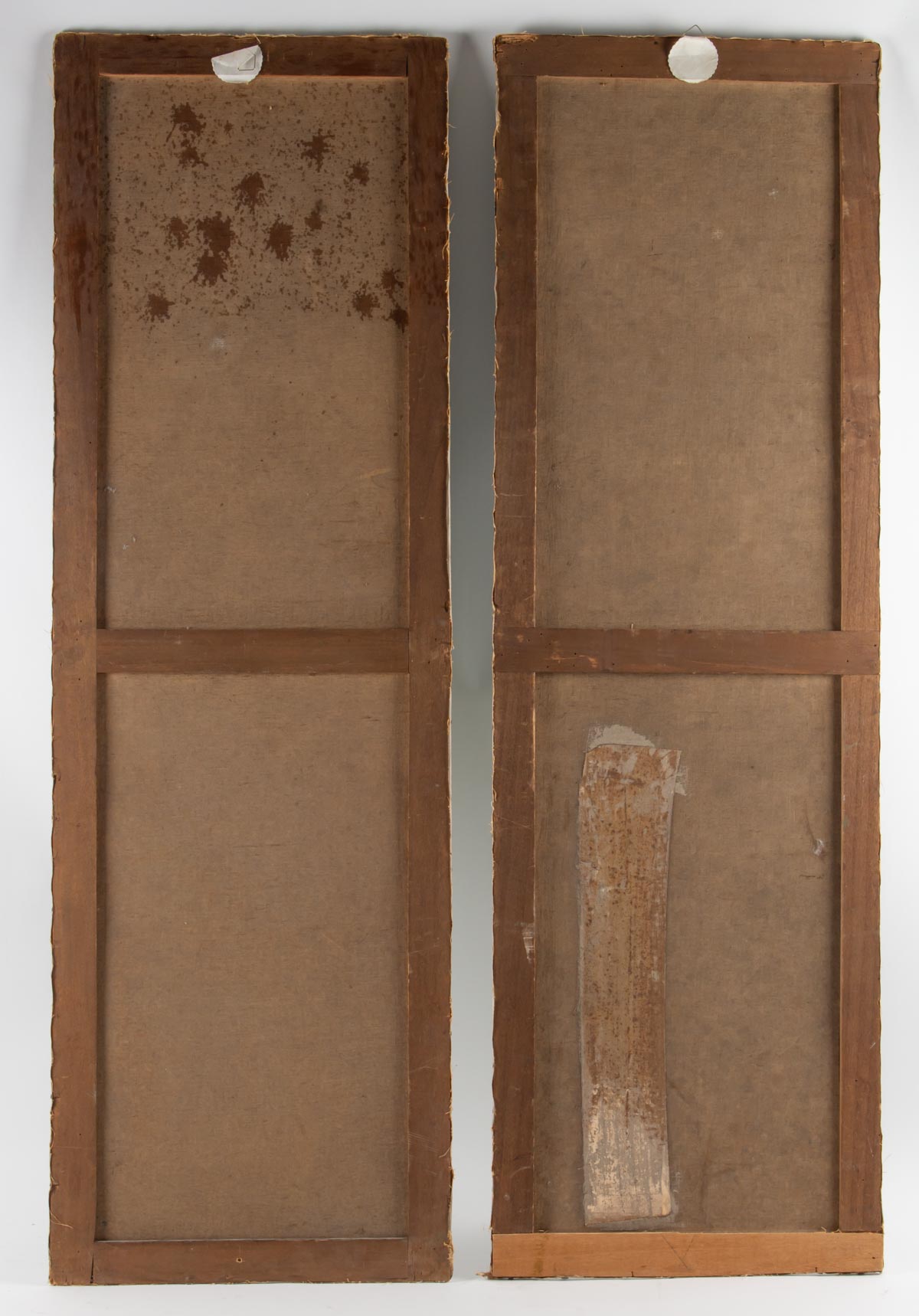 Pair of roses paintings-circa 1900