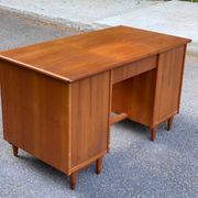 Scandinavian teak desk 1970 Denmark