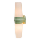 Vintage porcelain bathroom light by Sigvard Bernadotte for Ifö, 1960