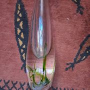 Vase vintage suédois en verre très original