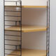 1960s corner wall unit in ash , Nisse Strinning Sweden
