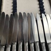 Box of 12 table knives – Orfèvrerie G. Vivier et Nogent