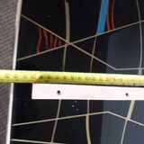 Vintage red formica shelf