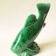 Vintage Green Decorative Fish Sculpture Art Deco Saint Clément Ceramic