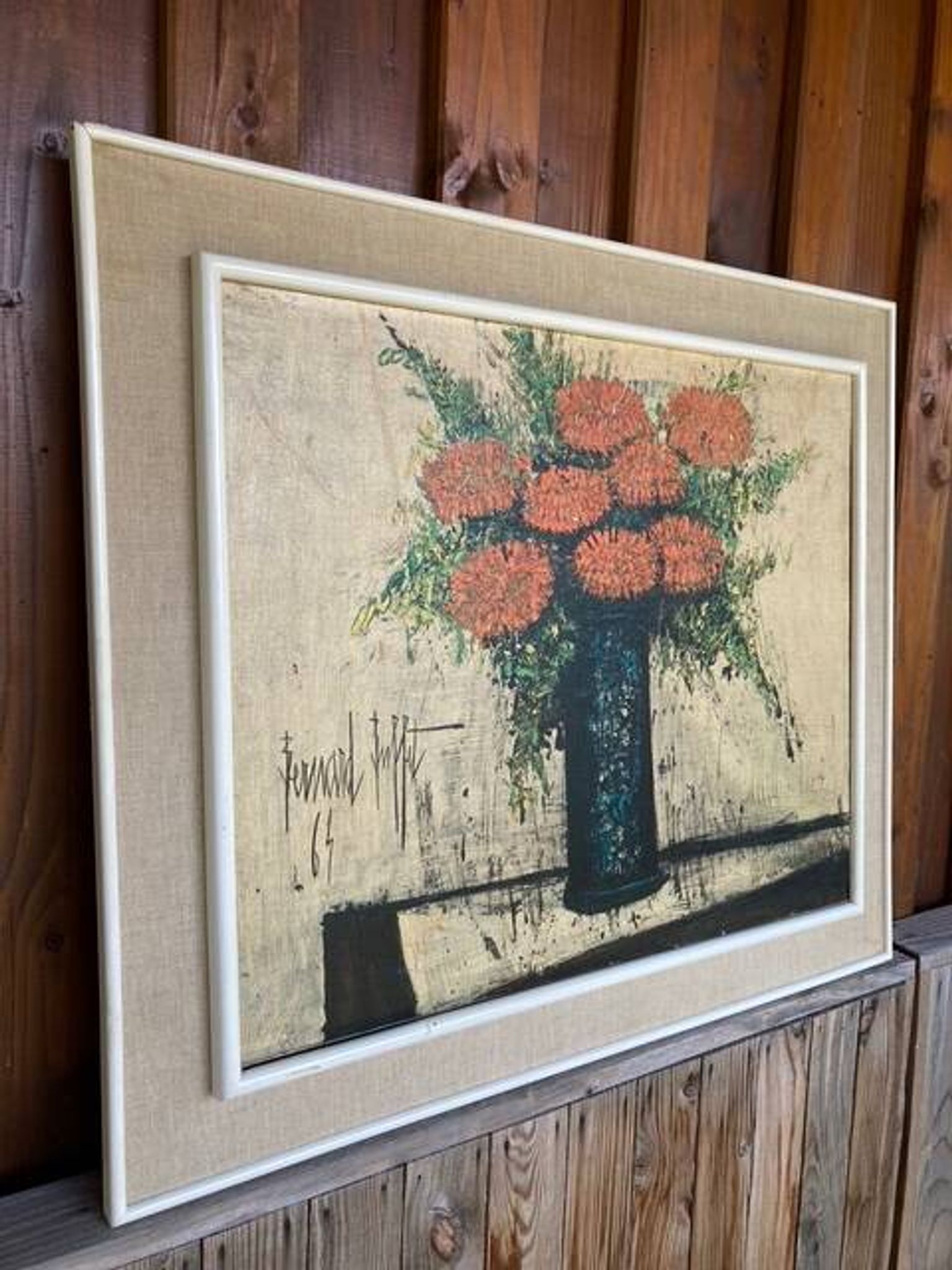"Bernard Buffet" painting oil reproduction certified and numbered