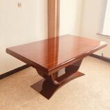 Art Deco dining table in Rio rosewood
