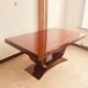 Art Deco dining table in Rio rosewood