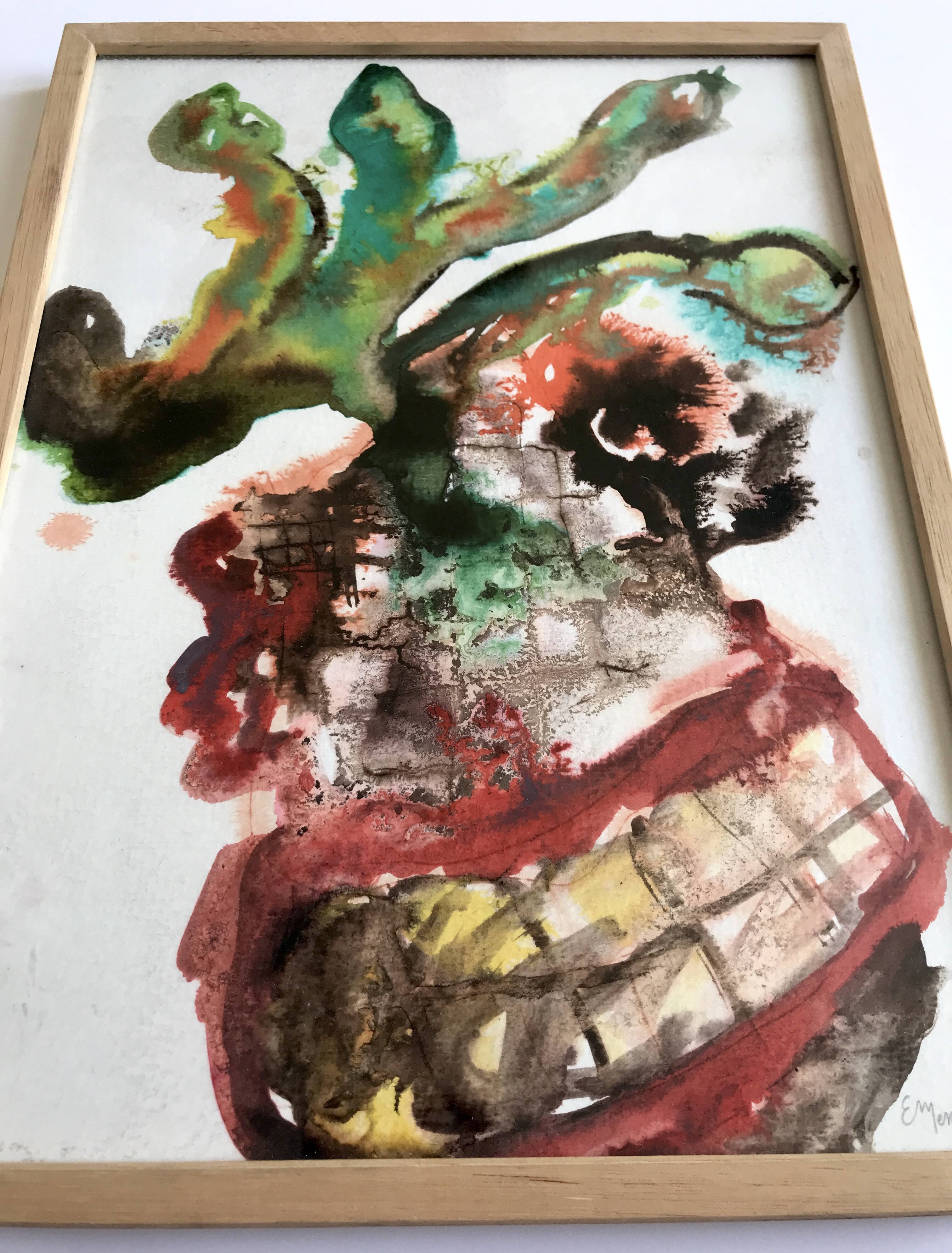 Emmanuelle messika, untitled v, 2012. ink on paper signed in pencil