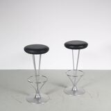 2000s Bar stools by Piet Hein for Fritz Hansen, Denmark