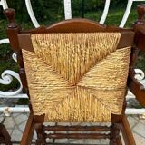Pair of corner chairs called “fireside chairs”