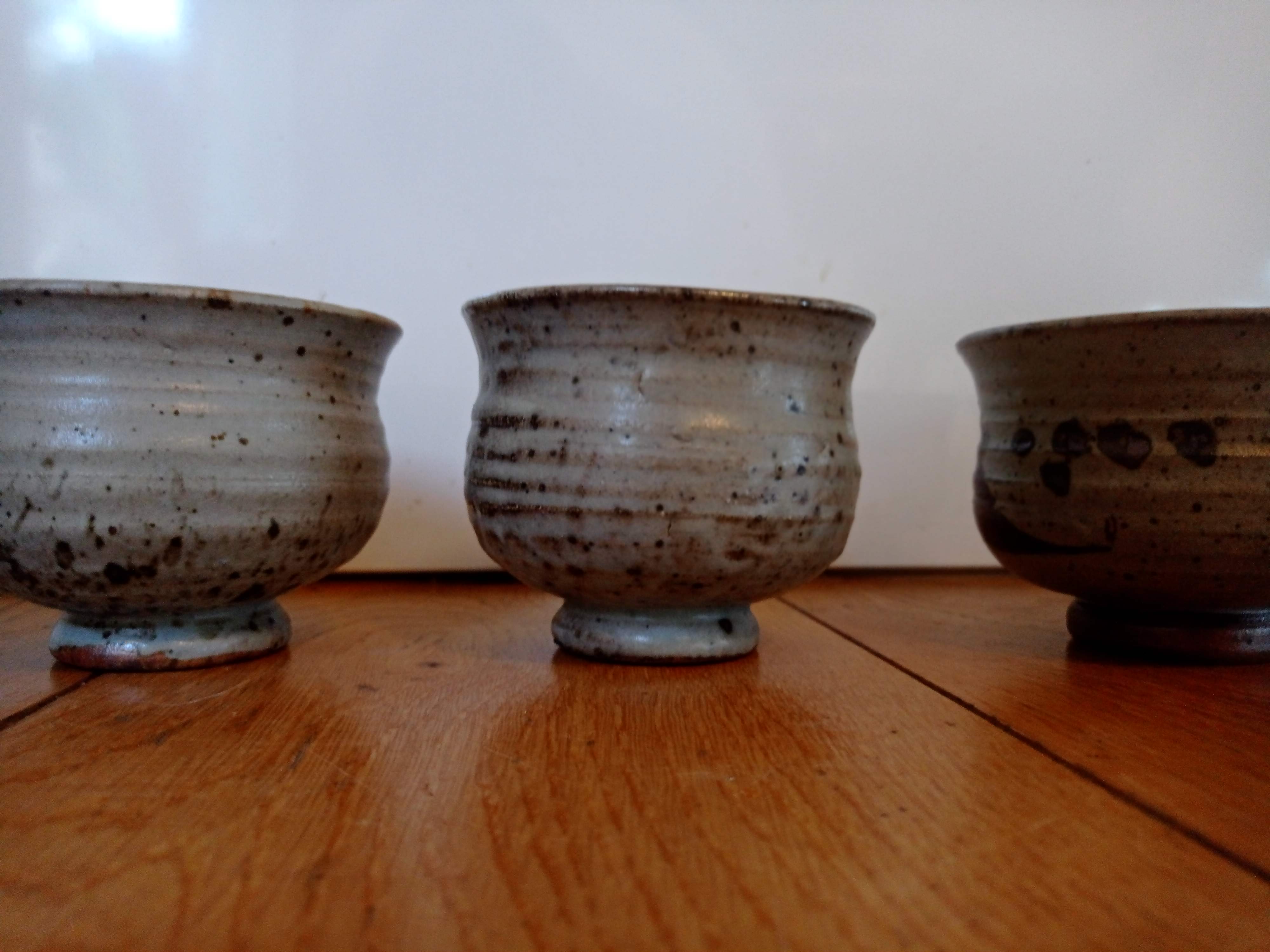 6 La Borne Digan stoneware bowls
