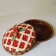 Cherry Pie Barbotine Tart Dish