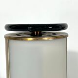 Mid-century modern pair of rare labeled Lumi Milano table lamps