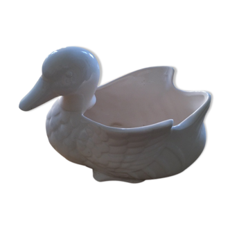 Empty duck ceramic pocket