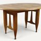 Extendable dining table in oak by Guillerme and Chambron - 1960s