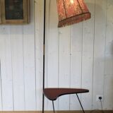 50s tripod floor lamp with shelf