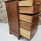 Scandinavian curved chest of drawers, 1970s