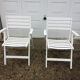 Pair of chairs folding vintage